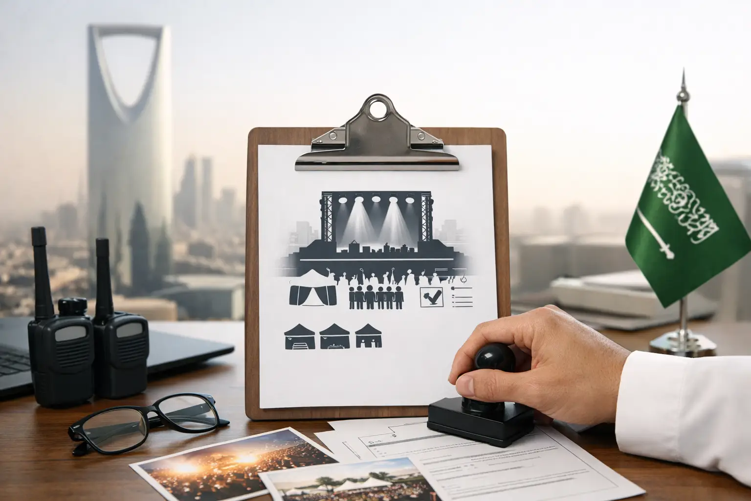 من المسؤول عن تصاريح الفعاليات في السعودية؟